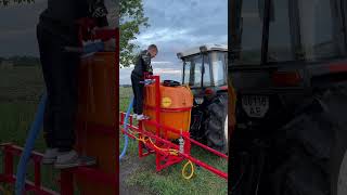 Заправка оприскувача #music #farming #опрыскиватель #подсолнух