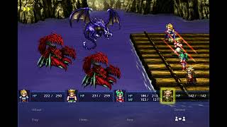 Final Fantasy 6 VI not Pixel Remaster OP Terra , Edgar ,  Sabin, Banon Lethe River  Brave Steel