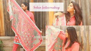 NAVRATRI MAKEUP | Indian festive makeup tutorial