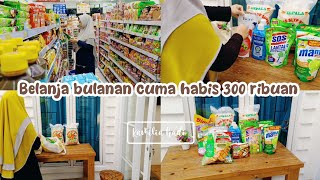 VLOG - KEGIATAN IBU RUMAH TANGGA|| Belanja bulanan stok bulan April