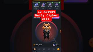 13 august hamster daily cipher code | today's  hamster Kombat daily morse code 13 august