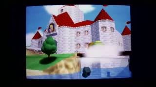 N64 Classics on CRT TV : Super Mario 64 (Speed Run)