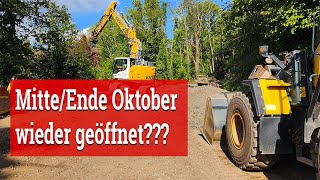 Es dauert nicht mehr lange: Es wird bereits geteert!