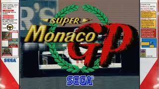 Super Monaco GP (Arcade) - Manual 7 SPEED  -  Playthrough (MAME w/ Bezel)