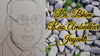 Easy drawing of Dr. BR Ambedkar ji for beginner , How to draw draw Dr. BR Ambedkar ji , Rudrax Twins