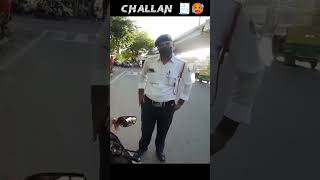 Traffic Police Ne Kata Chalan 📝 😢 #viral #shorts #ytshort @TheUK07Rider #tranding #trandigvideo