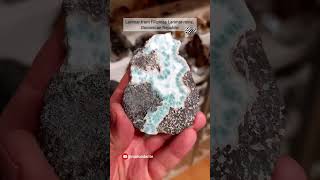 😲Larimar, Filipinas Larimar mine, Dom. Republic #shorts #short #gems #crystals #minerals #rock