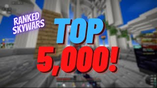 I FINALLY HIT IRON DIVISION! (TOP 5,000) |  Ranked Skywars |  Hypixel Minecraft