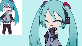 My name is Hatsune Miku || #hatsunejoeiichain || Gacha Club