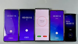 Alarm Clock & Timer ON Samsung Galaxy S9 + Galaxy Samsung Note 10 + LG Wing + Samsung S24 Ultra