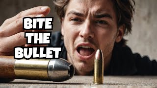 Understanding the Idiom Bite the Bullet #funfacts #shorts