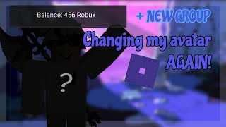 I bought robux! Buying items | Changing my avatar + New group | iZedChann