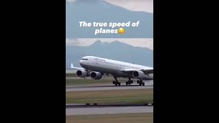 The true speed of planes ✈️ | crazy 🤯😱