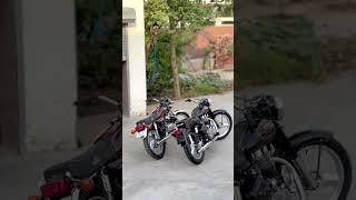 Yamaha RX100 vs Bullet 350 classic Black @SupercarBlondie #reels #yamaha #bullet