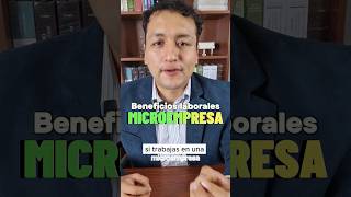 ¿Cuáles son los beneficios laborales clave en una microempresa en Perú?