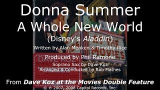 Donna Summer - A Whole New World (Aladdin) LYRICS - HQ 2007