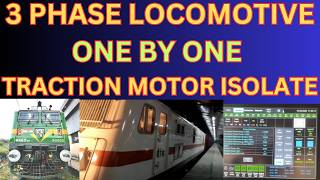 3 phase Locomotive traction motor isolate । 3 phase loco traction power circuit । 3 phase loco