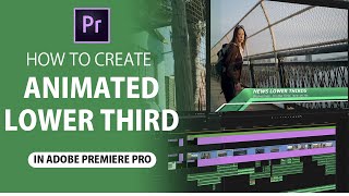 Animated Lower Third In Adobe Premiere CC Tutorial [HINDI]