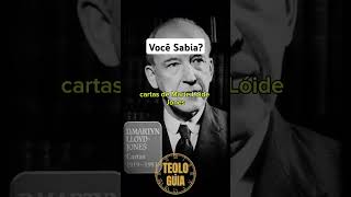 O livro "Cartas de Martyn Lloyd Jones" #fé #martynlloydjones #livros #reformado #evangelho #gospel