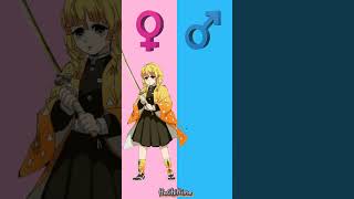 Demon Slayer Characters Gender Swap | Part 1 #shorts #demonslayer