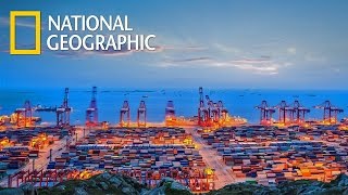 Китайские чудотворцы !!! Суперсооружения Глубоководный порт National Geographic7