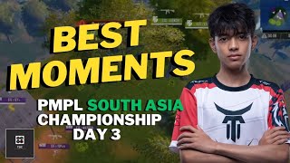 Best Moments - What Happened on Day 3 of the PMPL South Asia Championship? @PUBGMOBILEEsports