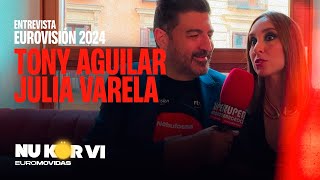 🇪🇸 Entrevista con TONY AGUILAR y JULIA VARELA, comentaristas de Eurovisión... otra vez | Euromovidas