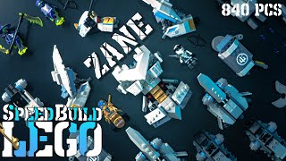 Lego Ninjago Zane's Titan Mech Battle | Speed Build | Lego Beat Building