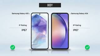 Samsung A55 vs Samsung A54