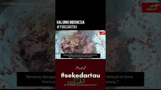 Hal unik Indonesia 2 #shorts #videoshort #halunikindonesia #rendang