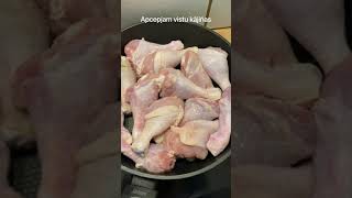 Vistu kàjińas šampinjonu mērcè🍗👩‍🍳