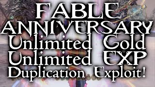 Fable Anniversary - Unlimited Gold and Experience (Duplication Exploit!) [2020]