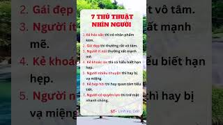 7 thủ thuật nhìn người #follower #cuocsong #viralvideo