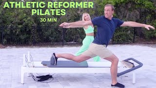 30 MIN ATHLETIC REFORMER PILATES WITH YOUTUBER RVING WITH ANDREW STEELE