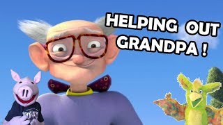 HELPING OUT GRANDPA ! | Sam The Ham