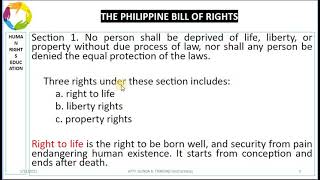 THE BILL OF RIGHTS PART 1 (CLAW212-CU7)