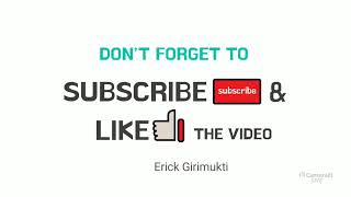 Erick Girimukti's broadcast