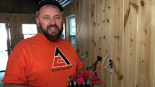 DIY solar power for my off grid cabin #solarpowerforcabin #karlsoffthegrid #harborfreightsolarpanels