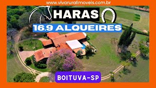 Haras de 16.9 alqueires à venda em Boituva-SP.