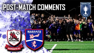 POST-MATCH COMMENTS: KSC -Ramsgate FC (A) - 24th September 2024