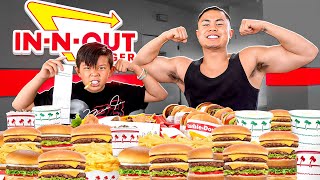 Eating The Entire In-n-Out Burger Menu Food Challenge!