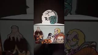 DIY Blindbox Cardboard Game / paper craft #halloween #beetlejuice #wensdayaddams