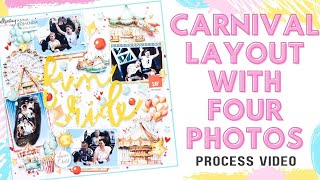 Carnival onride photos on the layout - make it with me!