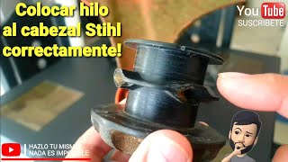 Aprende a poner hilo al cabezal del güiro STIHL FS38