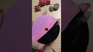 CD painting |Painting on CD with Acrylic colours #shorts #art #youtubeshorts