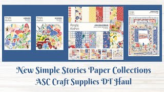 Simple Stories Simple Vintage Linen Market Haul from ASC Craft Supplies