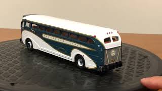 Corgi 98462 is a 1/50 Scale Diecast model of Greyhound Yellow Coach 743