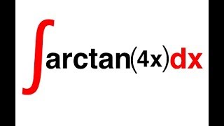 integral of arctan(4x)