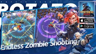 Potato Hero: Zombie Survival Gameplay | Action Roguelike Game (Android & iOS)