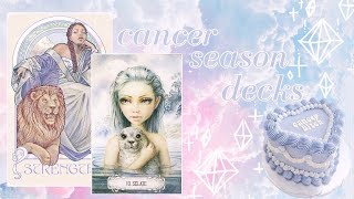 Cancer Season Decks | tarot & oracle